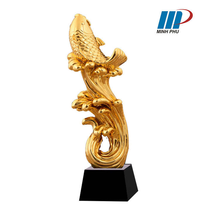 Cúp lưu niệm cá vàng