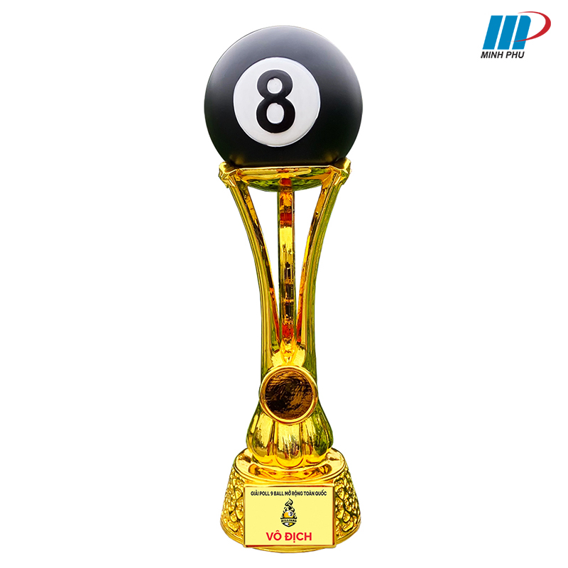 Cúp trao giải môn Billiard – Bi-a